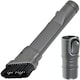 image 2 of SPARES2GO Dusting Brush and Crevice Tool Kit Compatible with Dyson Vacuum Cleaner (All Main Models)
