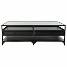 Centre Table DKD Home Decor Metal Crystal (120 x 60 x 40 cm) N/A
