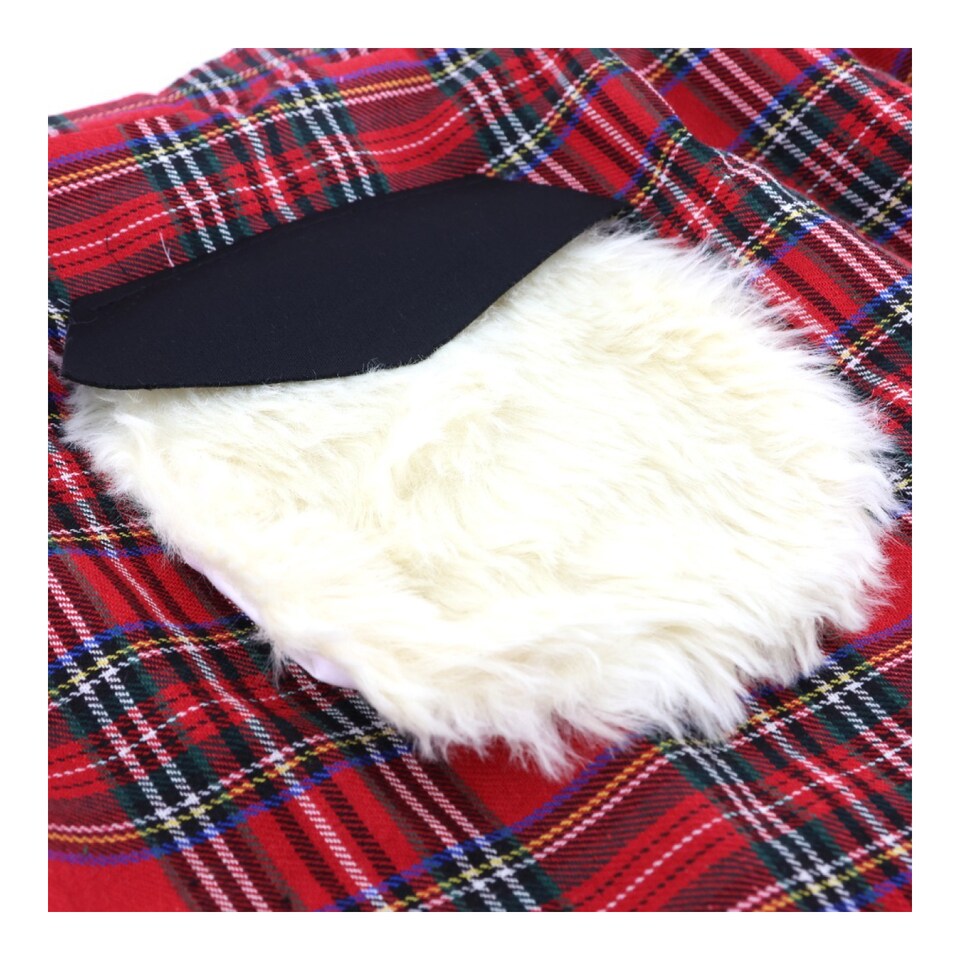image 1 of Red Tartan Kilt with Sporran Pocket | Red | M