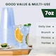 image 6 of ECONX 7oz Disposable Blue Vending Water Cooler Drinking Cups Plastic Strong Drinking Glasses 100pc