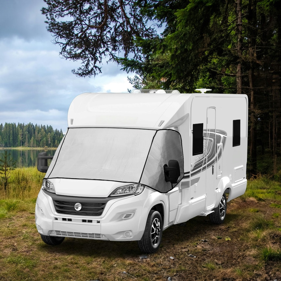image 1 of Motorhome Screen Cover Silver