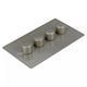 image 3 of Volex Crabtree 4-Gang Dimmer Light Switch - Flush Style