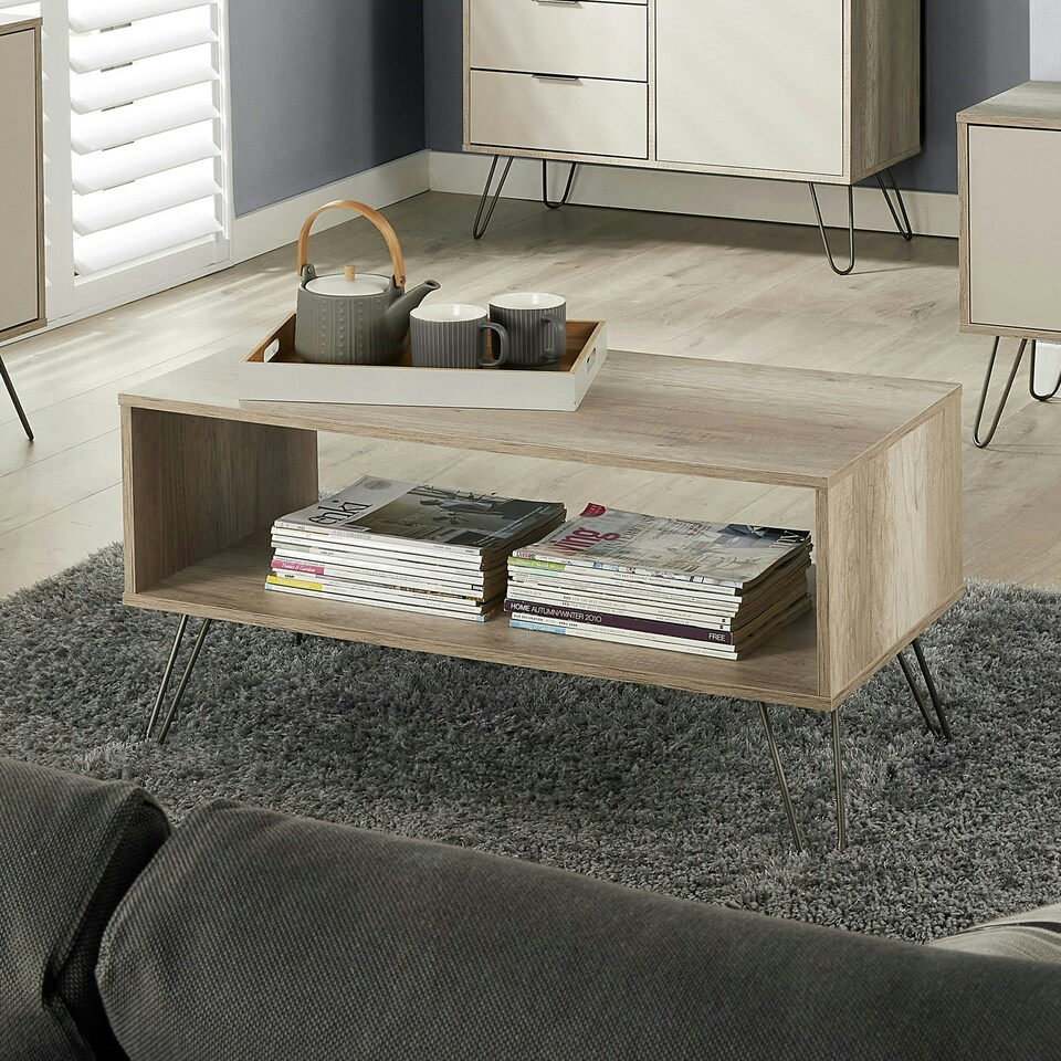 image 1 of Augusta Driftwood, Open Coffee Table