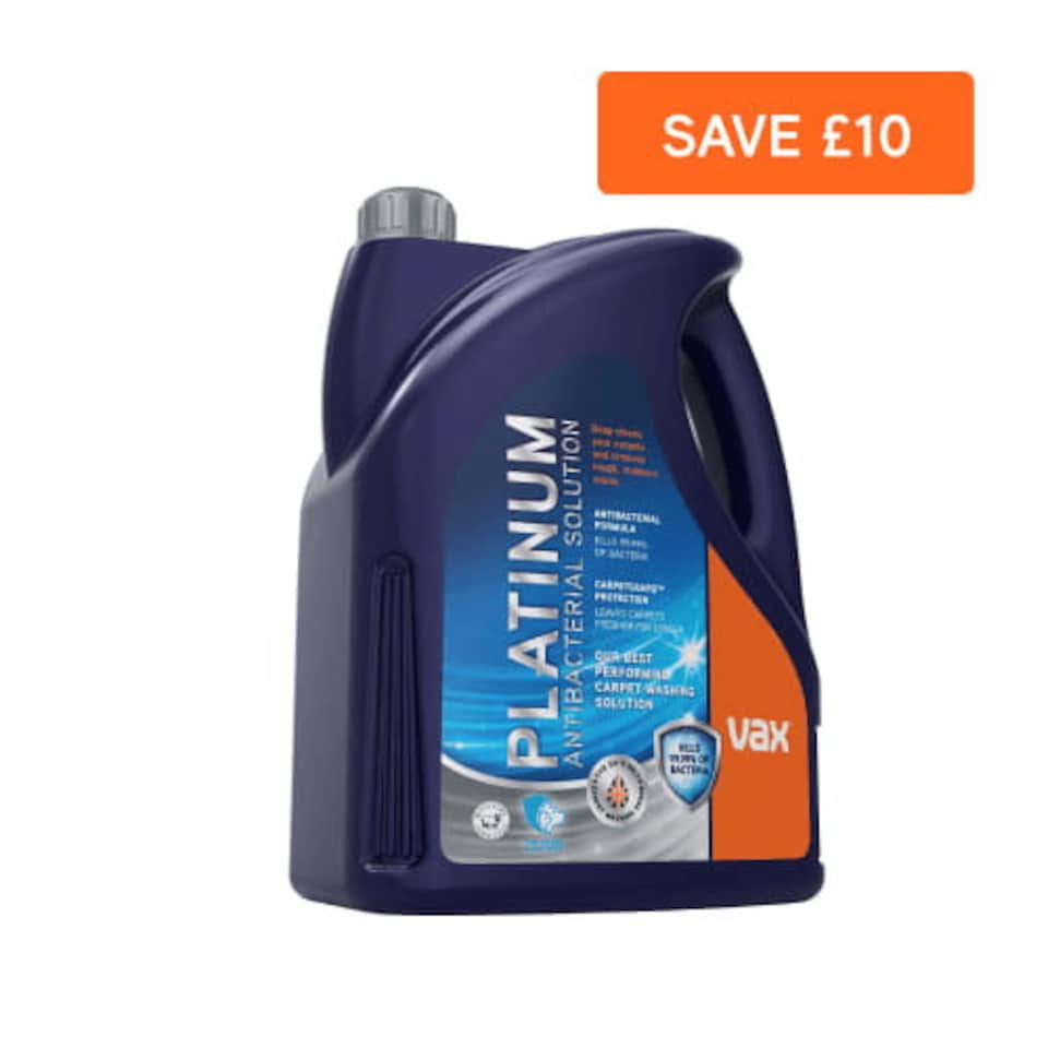 image 1 of VAX Platinum Antibacterial Carpet Cleaning Solution 4L