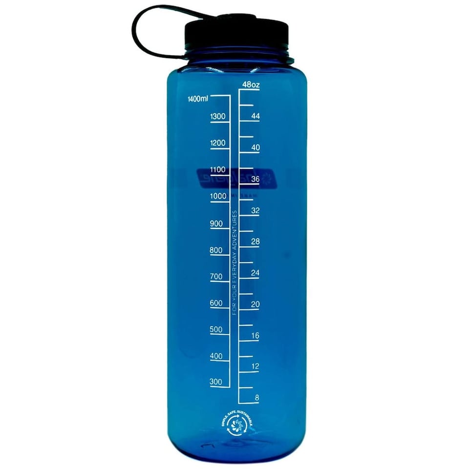 image 1 of Nalgene Wide Mouth 1.5L Silo Tritan Sustain Water Bottle - Slate Blue