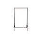 image 2 of Oypla 3ft Garment Clothes Rail Super Heavy Duty All Metal Black Black | One Size