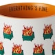 image 3 of Hallmark Shoebox Funny Ceramic Mug - Dumpster Fires 'Everything's Fine'