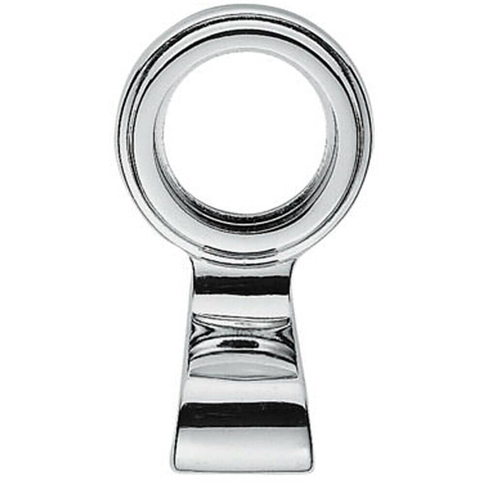 Loops Large Cylinder Latch Pull Night Latch Door Handle 76 x 45mm Polished Chrome