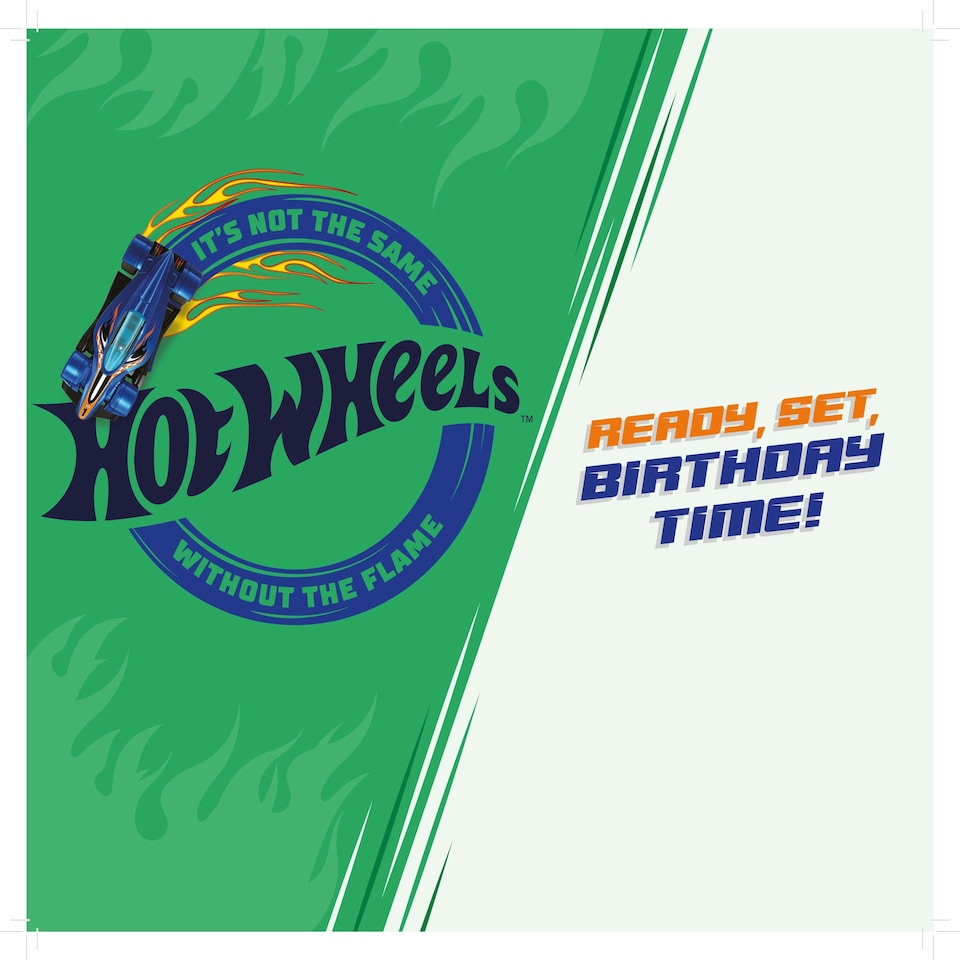 image 1 of HOT WHEELS AGE 6 BIRTHDAY CARD
