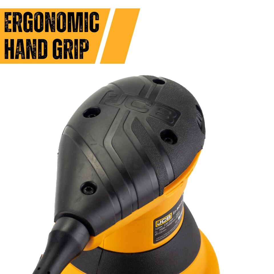 image 1 of JCB 320W Electric Random Orbital Sander