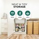 image 3 of DMD 2 Pack Under Sink Storage Kitchen Organiser with Pull Out Shelf Black