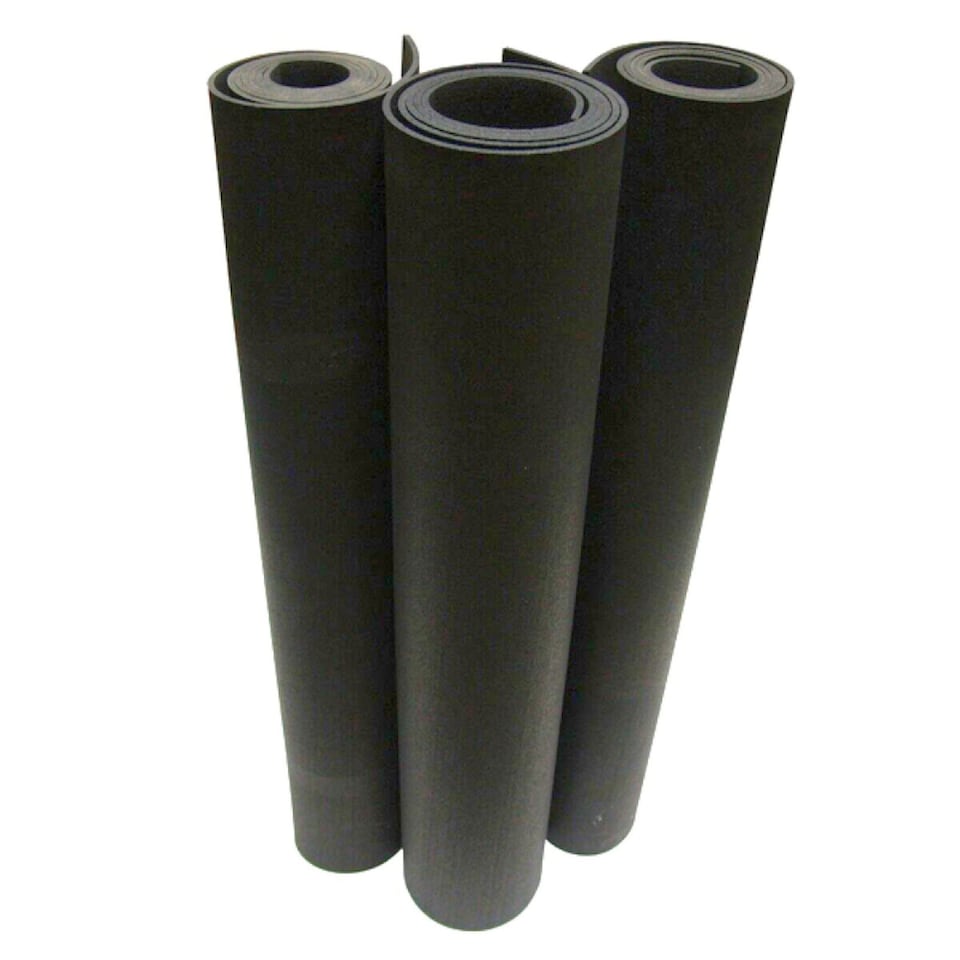 image 1 of Rubber Flooring Matting - 1.5m x 2m x 5mm - Smooth - Workshop Garage Shed Van Non-Slip