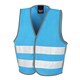 image 1 of SAFE-GUARD by Result Childrens/Kids Core Enhanced Hi-Vis Vest - Sky Blue - 4-6 Years