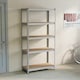 image 5 of Home Vida 5 Tier Garage Shelf Heavy Duty Boltless Shelving Storage Unit, Galvanised