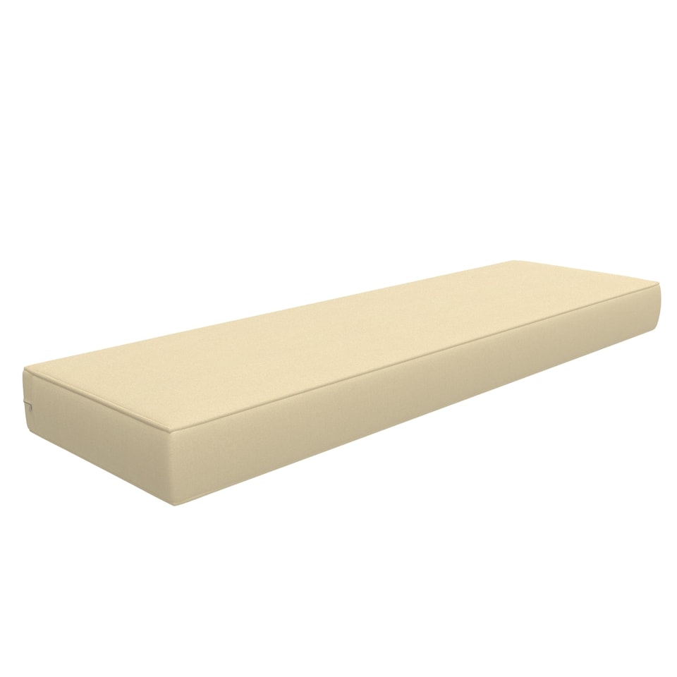 image 1 of Covers&All Sunbrella Outdoor Bench Cushion, Premium 5″ High-Density Foam, Water-Resistant and Patio Seating for Outdoor Bench, 18 in W x 52 in L x