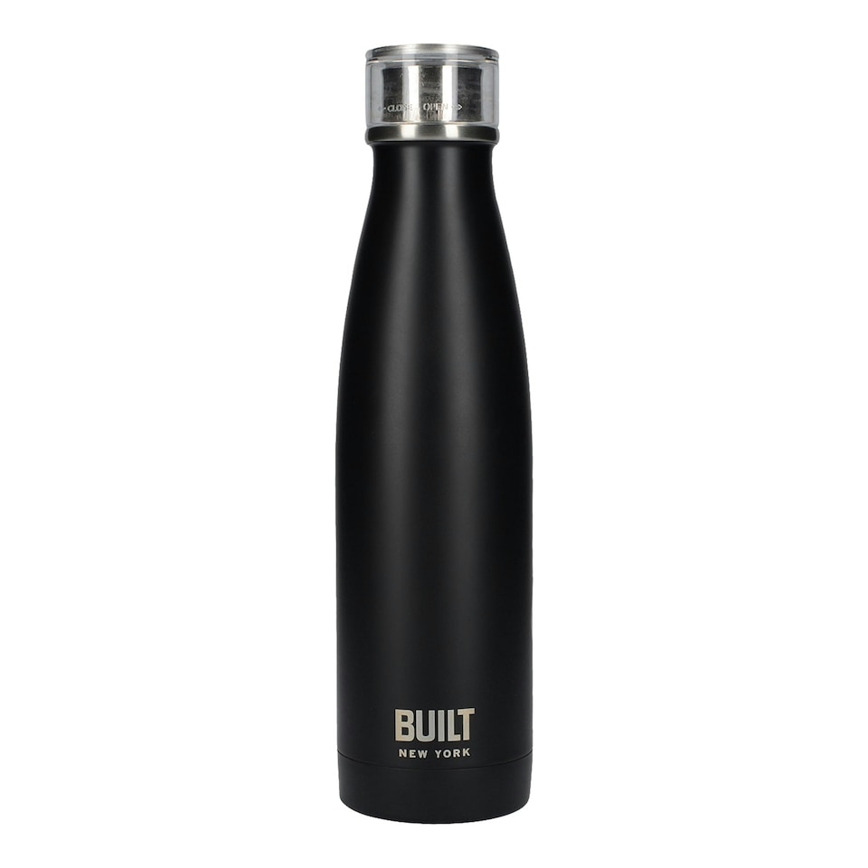 image 1 of BUILT Insulated Bottle Bag with Shoulder Strap and Food-Safe Thermal Lining - 'Galaxy'