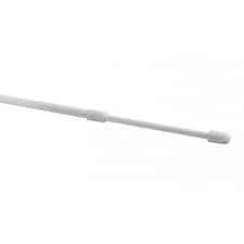 Extendable Curtain Net Rod 80 - 120cm White | White