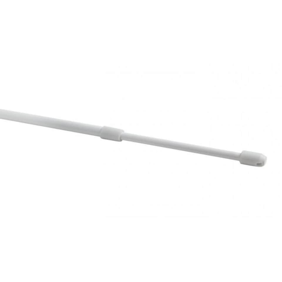 Extendable Curtain Net Rod 80 - 120cm White | White