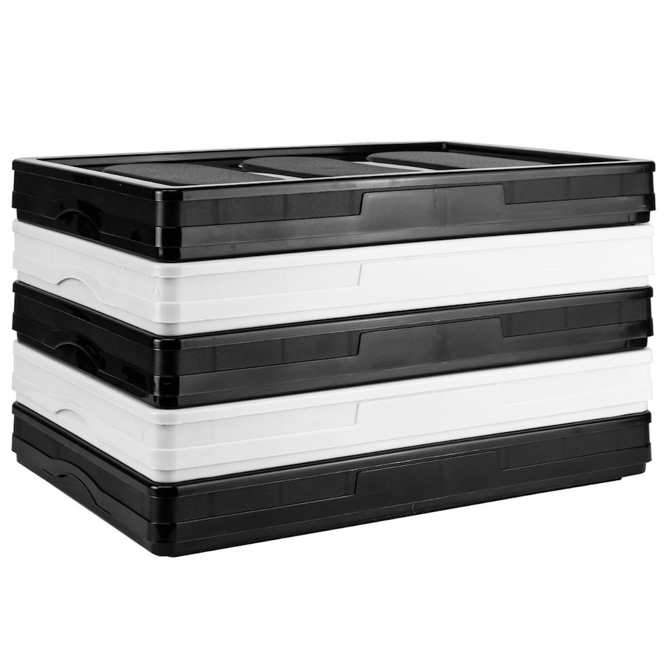 image 1 of TekBox Regular Folding Storage Box - White