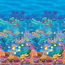 Coral Reef Backdrop Scene Setters Room Roll