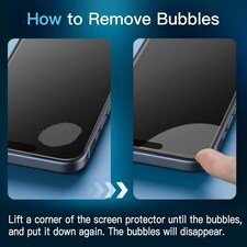 x Privacy Full Coverage Screen Protector for iPhone 15 Pro Max