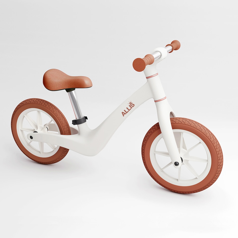 image 1 of Allis Lumi Balance Bike for 2 Year Olds - White