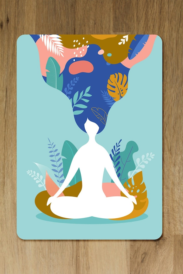 image 1 of mindfulness, meditation and yoga (Placemat & Coaster Set)