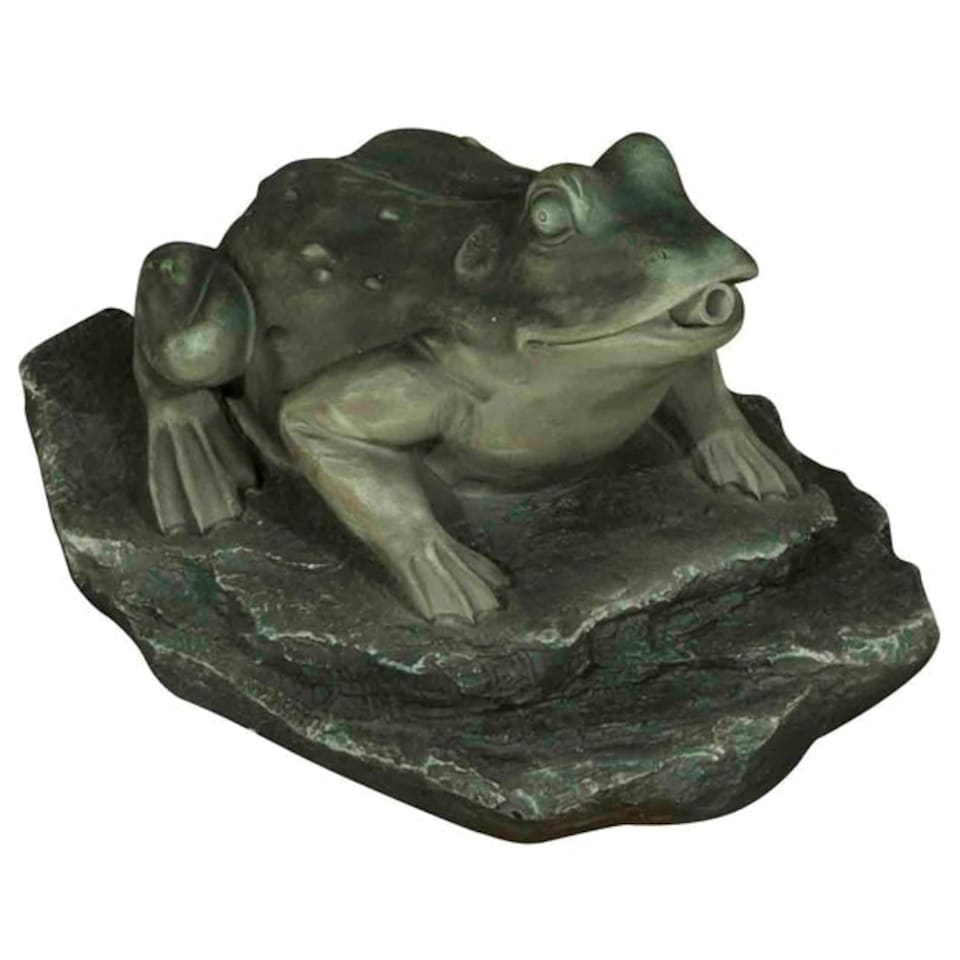 image 1 of Bermuda Frog on Lilypad Water Spitter