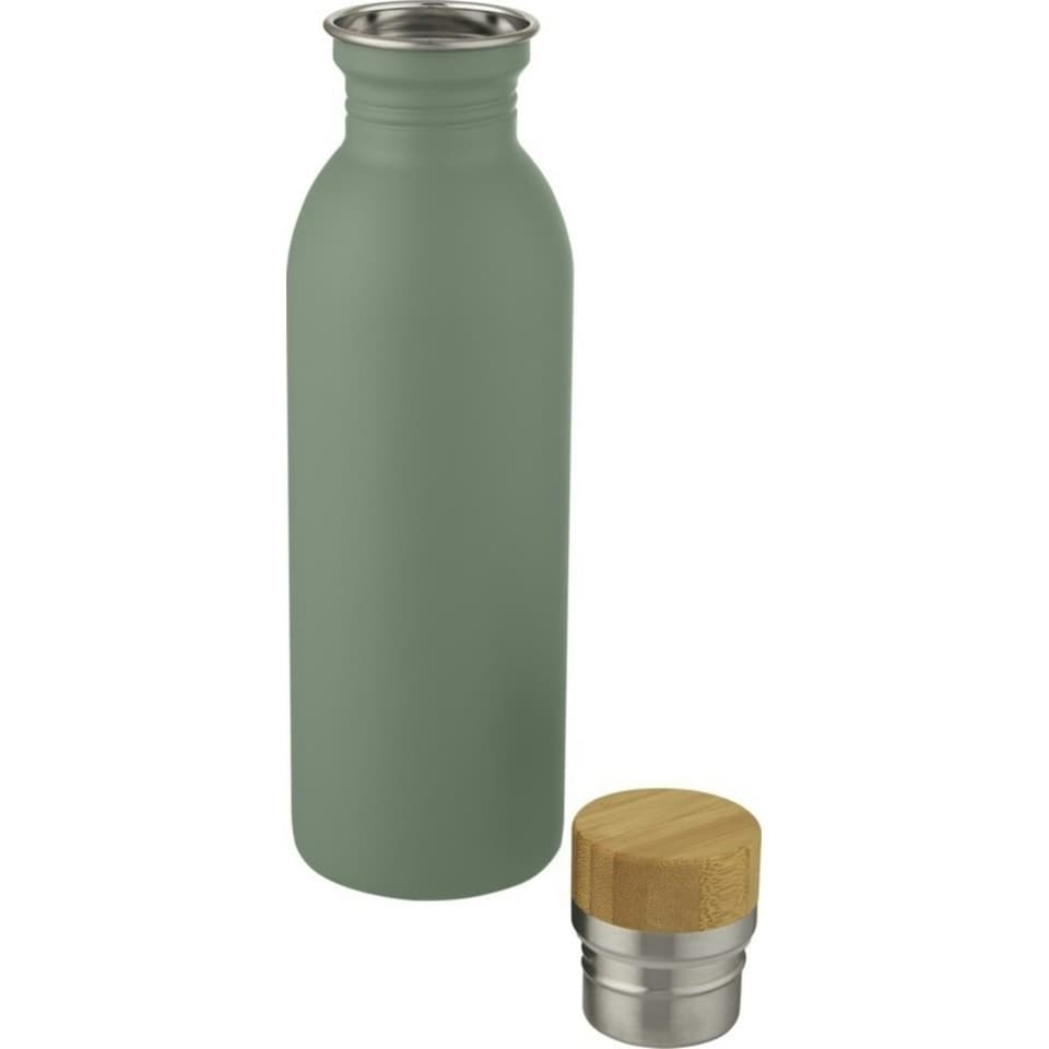 image 1 of Green Concept Kalix Stainless Steel 650ml Sports Bottle - Green Heather - One Size