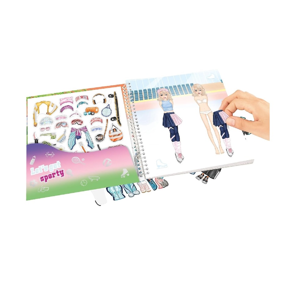 image 1 of Depesche Topmodel Dress Me Up Sports Themed Stickerbook