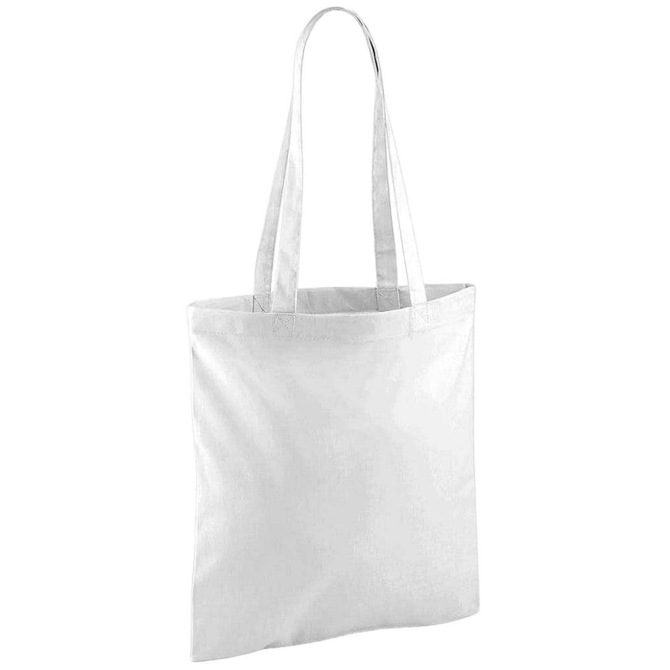 Westford Mill Bag For Life Long Handle Tote Bag - White - One Size | White