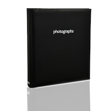 ARPAN Slip In Case Book-Bound Memo Photo Album – Holds 200 Photos 6" x 4" (10x15cm) – Hardcover Memory Album with Writing Space for Family, Wedding & Travel Pictures