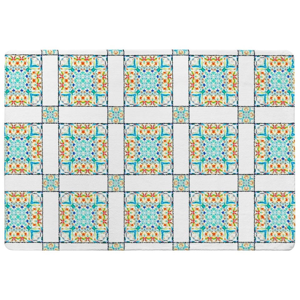image 1 of Colorful textile design (Rug) Multi | Large: 140x200cm