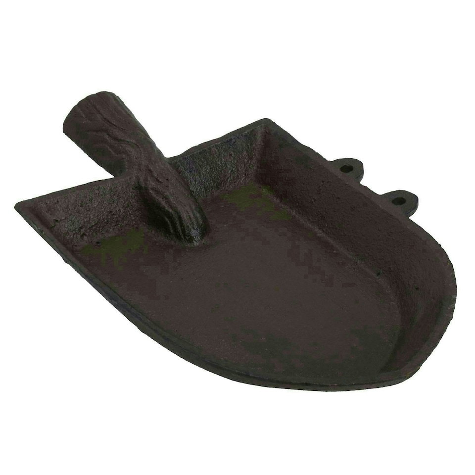 image 1 of Trowel Spade Bird Bath Feeder Cast Iron Feeder Ornament Garden House Yard