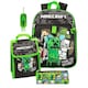 image 1 of Minecraft Childrens/Kids Time To Mine Backpack Set - Black/Green - One Size