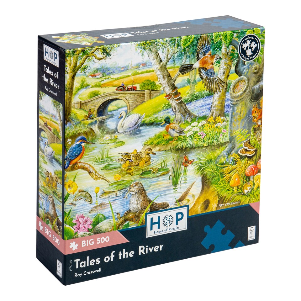 image 1 of Tales Of The River BIG 500 Piece Jigsaw Puzzle
