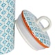 image 5 of Nicola Spring Hand-Printed Kitchen Canister - 1 Litre - Blue