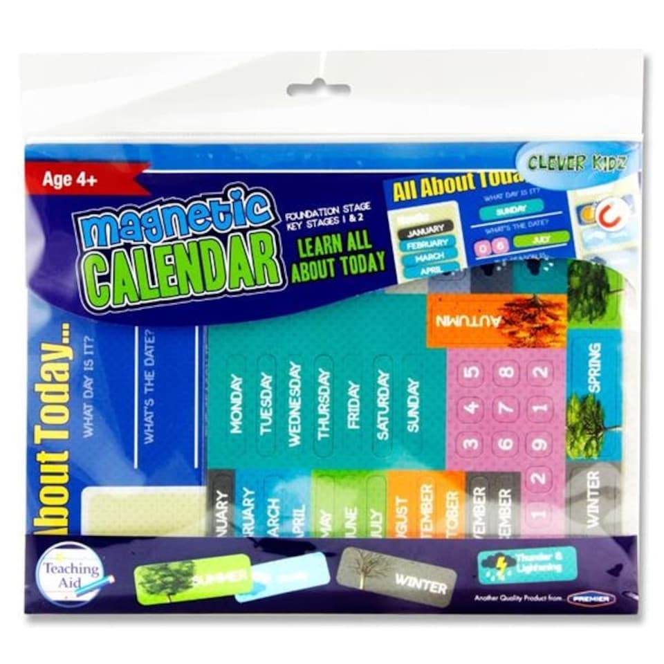 image 1 of Magnet Calendar Set by Clever Kidz