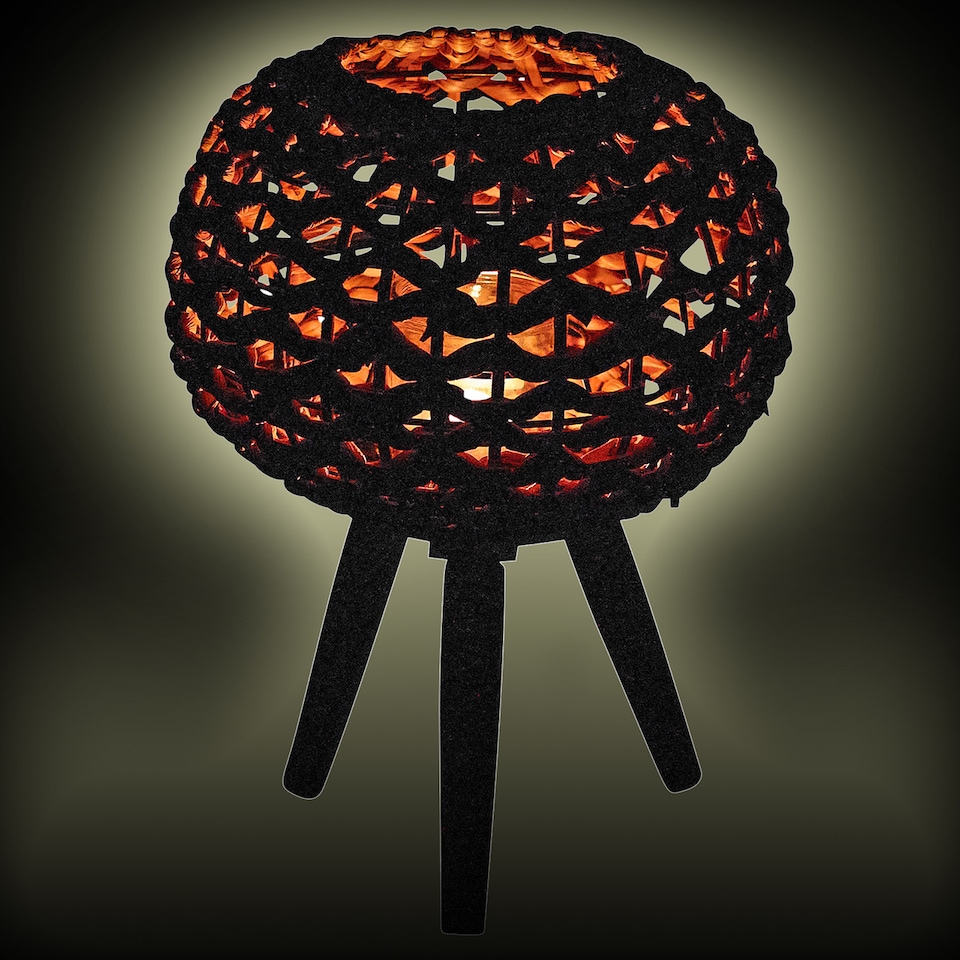 image 1 of Bamboo Candle Holder