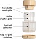 image 3 of Compact Pill Crusher Built-in Storage Tablet Split Medicine Container Home Use