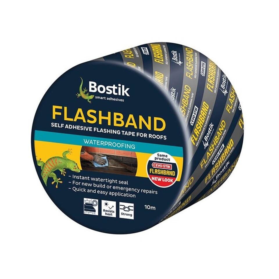 Evo-stik Flashband, Grey - Multi Colour - 50mm x 10m 196506