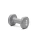 image 9 of Reebok 3kg Vinyl-Coated Cast Iron Dumbbell Pair, Grey, Anti-roll Design | Multi | Grey | 6.2KILOGRAMS