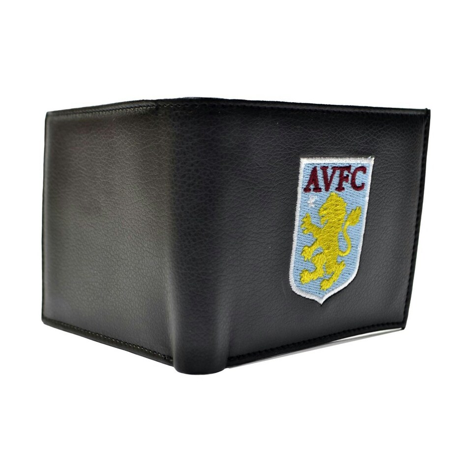 image 1 of Aston Villa FC Embroidered Wallet - Blue/Claret/Yellow - One Size