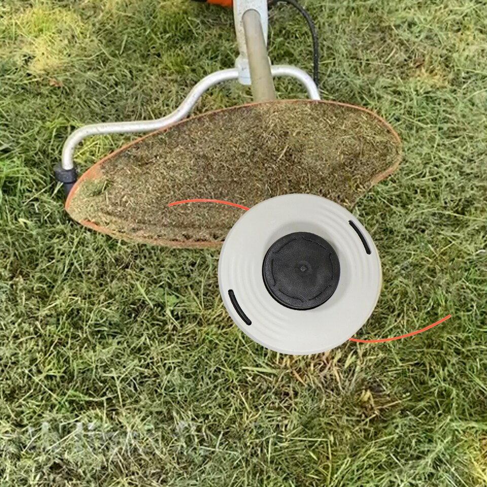 image 1 of SPARES2GO Trimmer Head Spool for Stihl FS235 FS240 FS250 FS260R Brushcutter 10mm