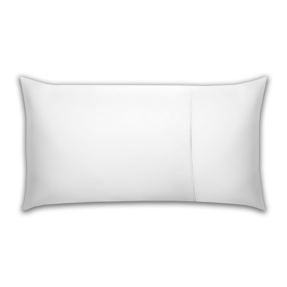 Belledorm Pima Cotton 450 Thread Count Bolster Pillowcase - White - One Size