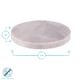 image 3 of Argon Tableware Marble Round Coasters - 10cm - White - Pack of 6