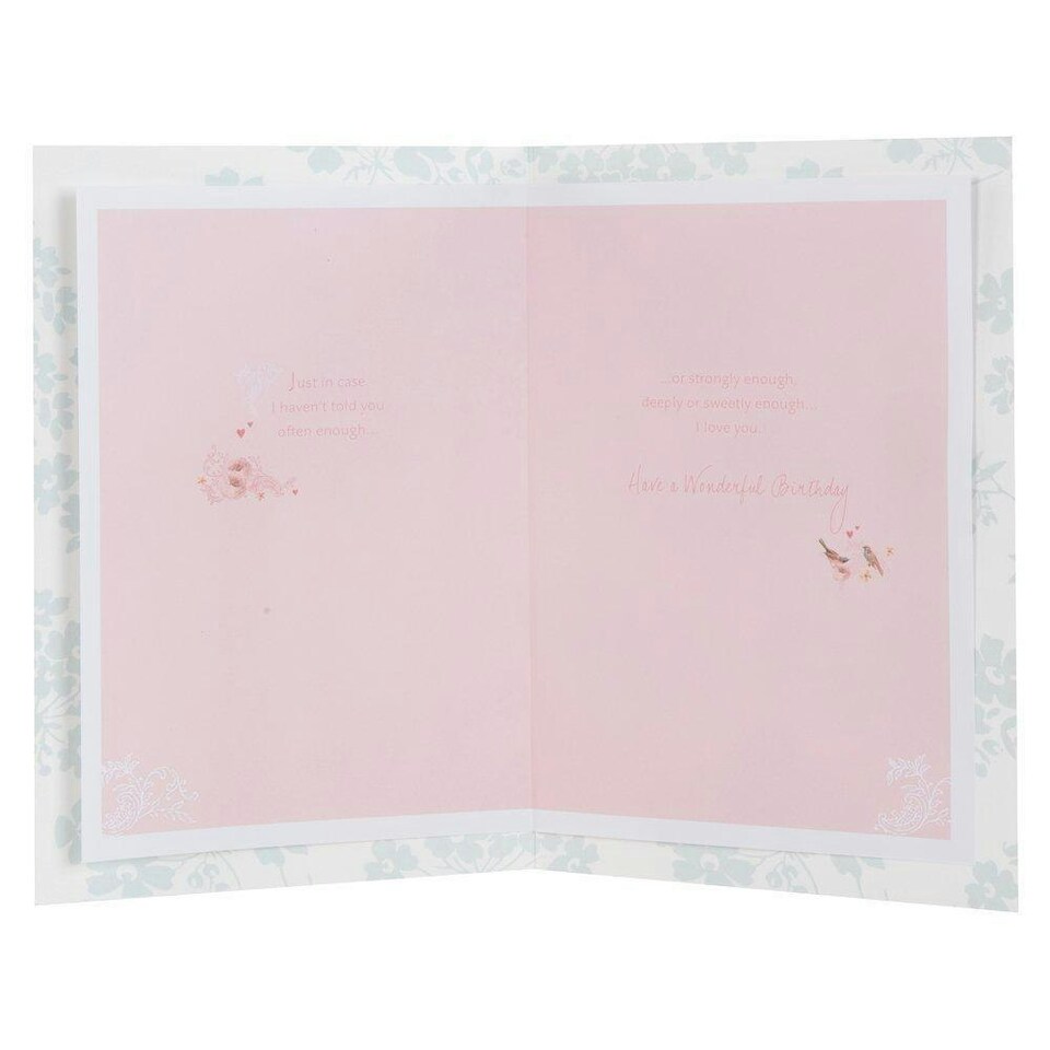 image 1 of Happy Birthday to the Woman Who Shares my Life, Birthday Card