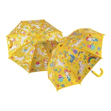 Floss & Rock Kids Umbrella Colour Changing - Rainbow Fairy | Yellow