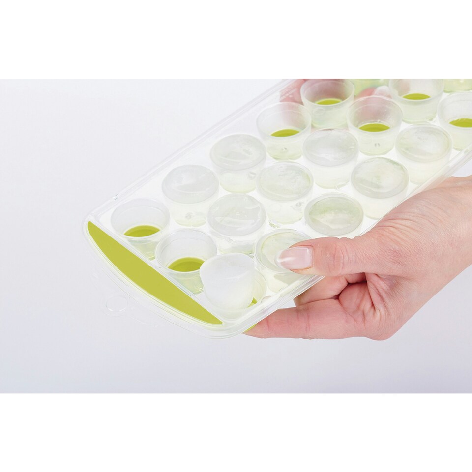 image 1 of Colourworks Silicone Ice Cube Tray Green