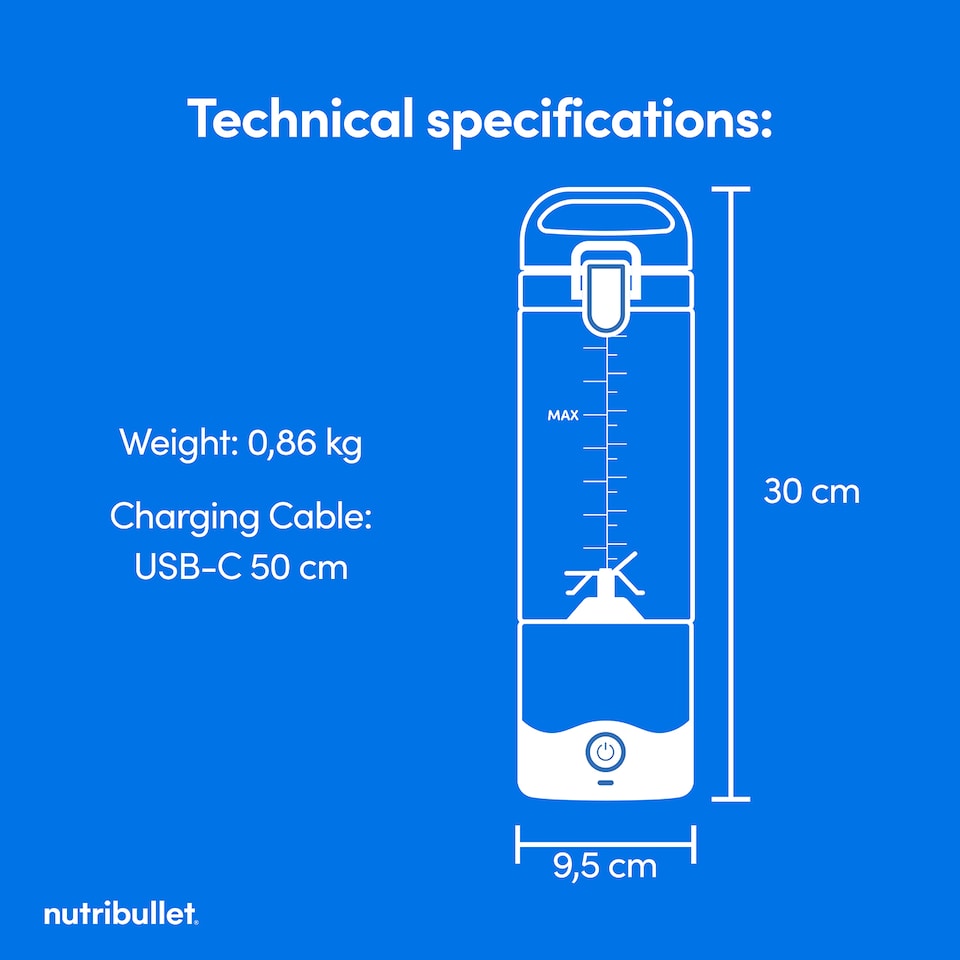 image 1 of nutribullet Portable Blender - Navy